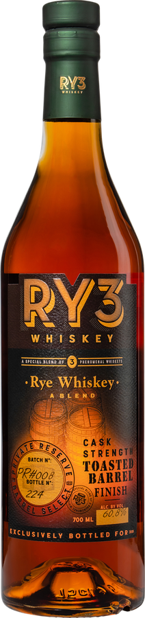 RY3 Whisky Private Reserve Barrel Select 60.8% 700ml