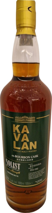 Kavalan Solist ex-Bourbon Bourbon 58.6% 1000ml