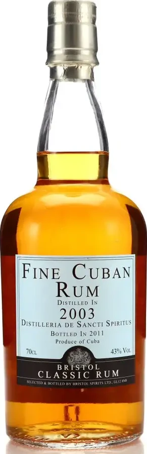 Bristol Classic Rum 2003 Sancti Spiritus Cuba 8yo 43% 700ml