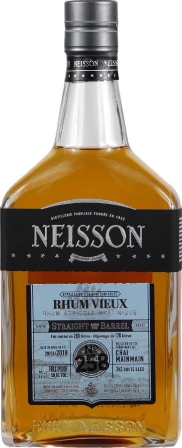 Neisson Vieux Straight From The Barrel No.258 SFTB 58.8% 700ml