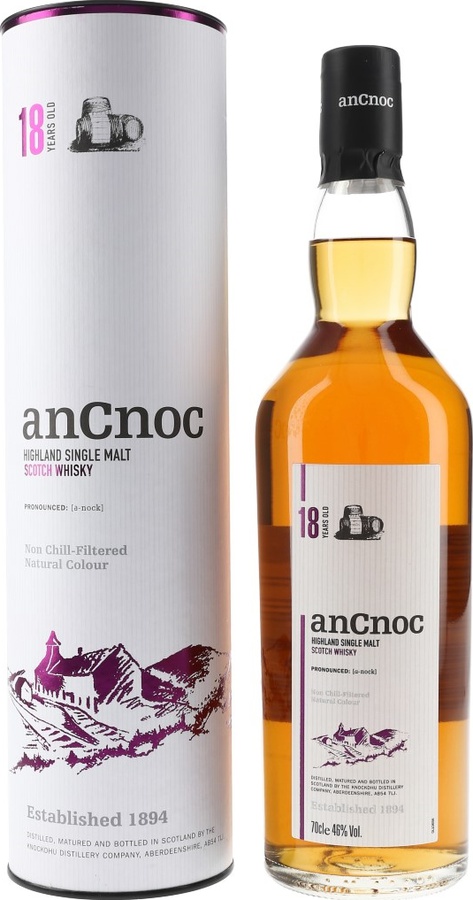 An Cnoc 18yo Bourbon & Sherry Casks 46% 700ml