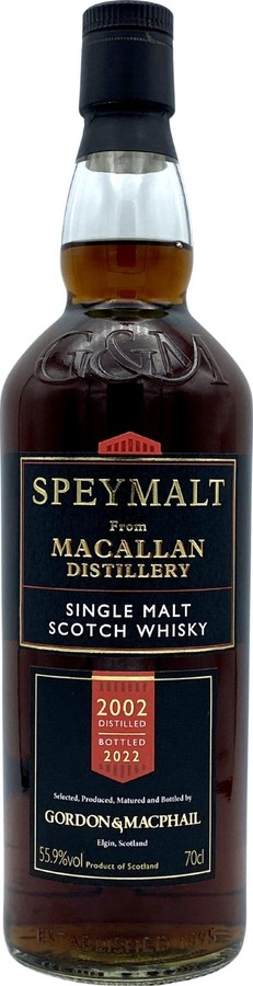 Macallan 2002 GM Speymalt 1st-Fill Sherry 55.9% 700ml