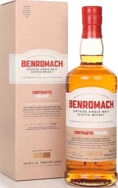 Benromach 2014 Contrasts: Organic New American White Oak 46% 700ml