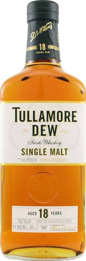 Tullamore Dew 18yo Bourbon Oloroso Sherry Port Madeira 41.3% 700ml