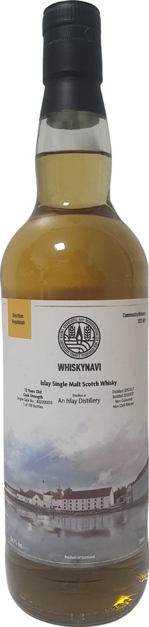 An Islay Distillery 2010 WhNa Community Release 2023#01 Bourbon Hogshead 58.7% 700ml