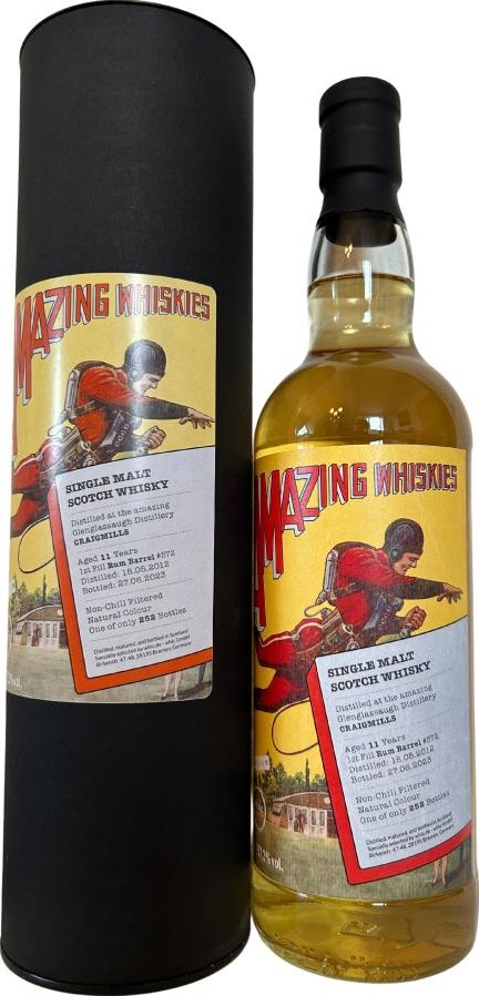 Glenglassaugh 2012 whic Amazing Whiskies Ep. 23 Craigmills 1st Fill Rum Barrel 57.3% 700ml