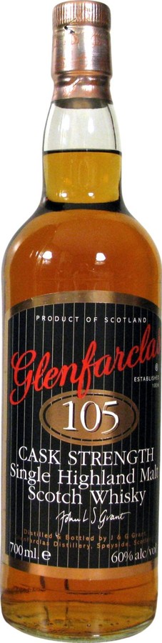 Glenfarclas 105 Stripe label 60% 700ml