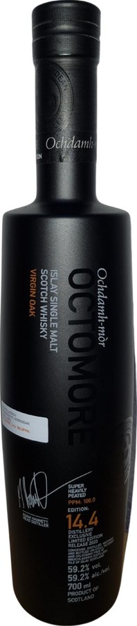 Octomore Edition 14.4 Columbian Virgin Oak 59.2% 700ml