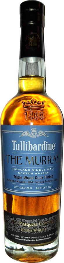Tullibardine 2007 The Murray The Marquess Collection Moscatel White Port and Sauternes whisky.de 46% 700ml