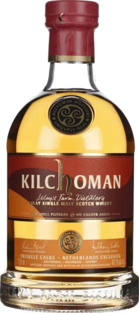 Kilchoman Triskele Casks Netherlands Exclusive Small Batch Release Sauternes Bourbon & Sherry drankdoizijn 48.7% 700ml