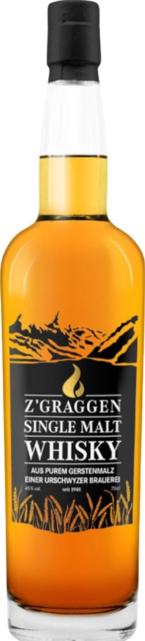 Z'Graggen Single Malt Whisky Eichenholz 45% 700ml