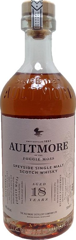 Aultmore 18yo Foggie Moss Bourbon Casks Refill Sherry Casks 46% 700ml