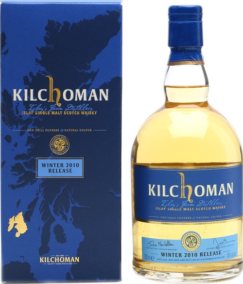 Kilchoman 2010 Winter Release Bourbon Casks 46% 700ml
