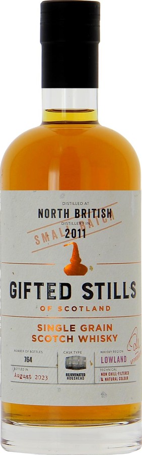 North British 2011 JB Gifted Stills of Scotland Rejuvenated hogshead 43% 700ml
