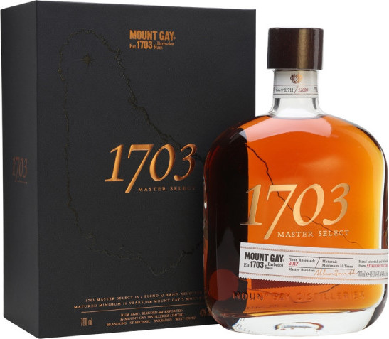 Mount Gay 1703 Master Select Realese 2017 43% 700ml