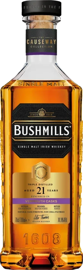Bushmills 2002 The Causeway Collection Oloroso Sherry Ex-Bourbon Vermouth Germany Exclusive Release 50.7% 700ml