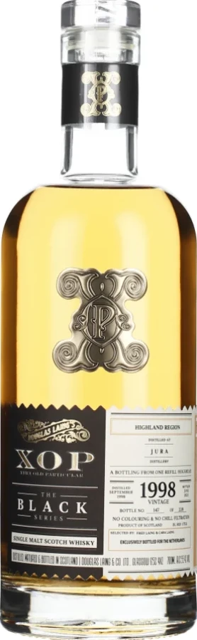 Isle of Jura 1998 DL XOP Xtra Old Particular The Black Series Refill Hogshead The Netherlands exclusive 55.4% 700ml