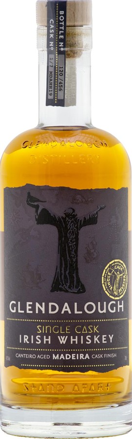 Glendalough Madeira Cask Finish Single Cask Canteiro-aged Madeira wine 42% 700ml