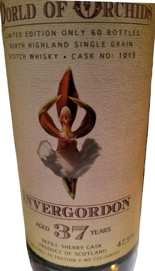 Invergordon 1986 JW World of Orchids Refill Sherry Hauptstross 100 47.9% 700ml