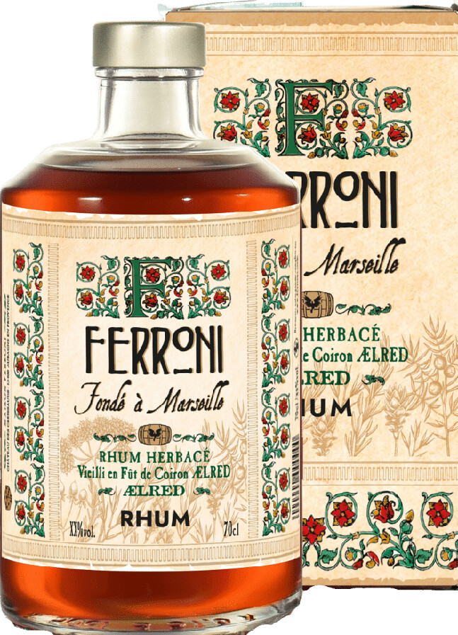 Ferroni Rhum Herbace Fut De Coiron Eyguebelle France 6yo 42% 700ml