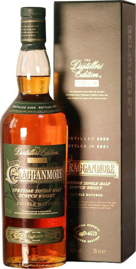 Cragganmore The Distillers Edition Double Matured in Port Seasond American Oak 40% 750ml