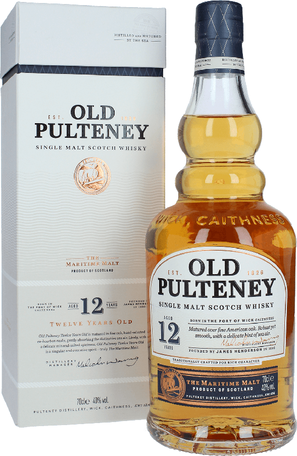 Old Pulteney 12yo The Maritime Malt American Oak Ex-Bourbon Casks 40% 700ml