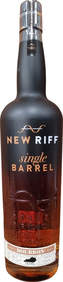 New Riff 4yo Single Barrel 53.45% 750ml