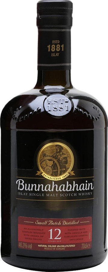 Bunnahabhain 12yo Small Batch Distilled 46.3% 700ml