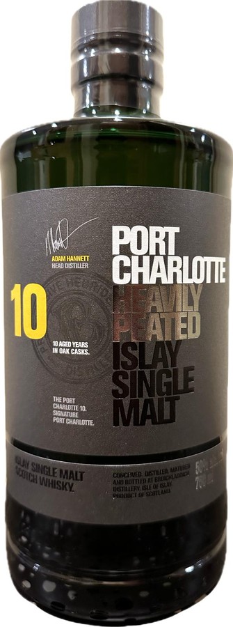 Port Charlotte 10yo Heavily Peated American Whisky French wine 50% 750ml