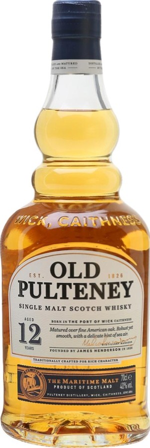 Old Pulteney 12yo The Maritime Malt American oak ex-bourbon 40% 700ml