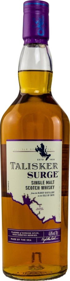 Talisker Surge Ex-Bourbon Cask Travel Retail Exclusive 45.8% 700ml