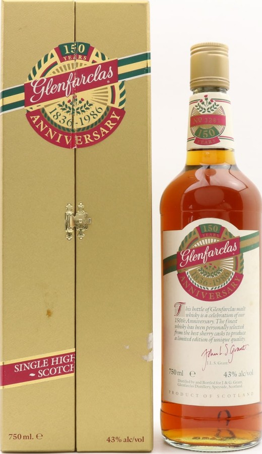 Glenfarclas 150th Anniversary 150 years of excellence 43% 750ml