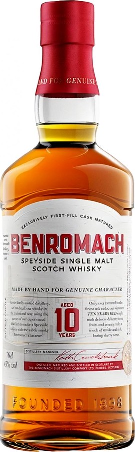 Benromach 10yo 1st Fill 43% 700ml