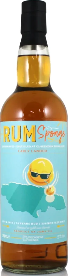 Decadent Drinks Clarendon Jamaica Rum Sponge Edition No.25 57.1% 700ml