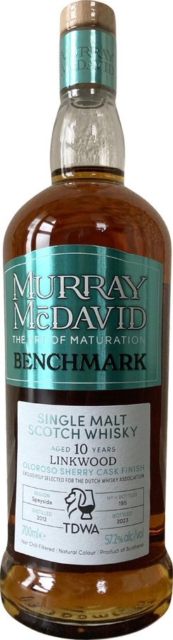 Linkwood 2012 MM The Art of Maturation Benchmark Oloroso Sherry Cask Finish Tdwa: The Dutch Whisky Association 57.2% 700ml