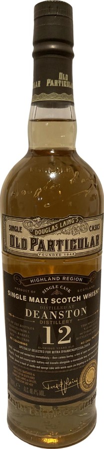 Deanston 2010 DL Old Particular refill barrel Mitra drankenspeciaalzaken 48.4% 700ml