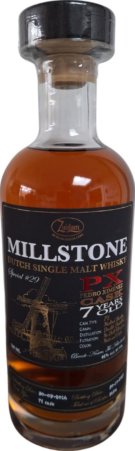 Millstone 2016 PX Special no. 29 Pedro Ximenez 46% 700ml