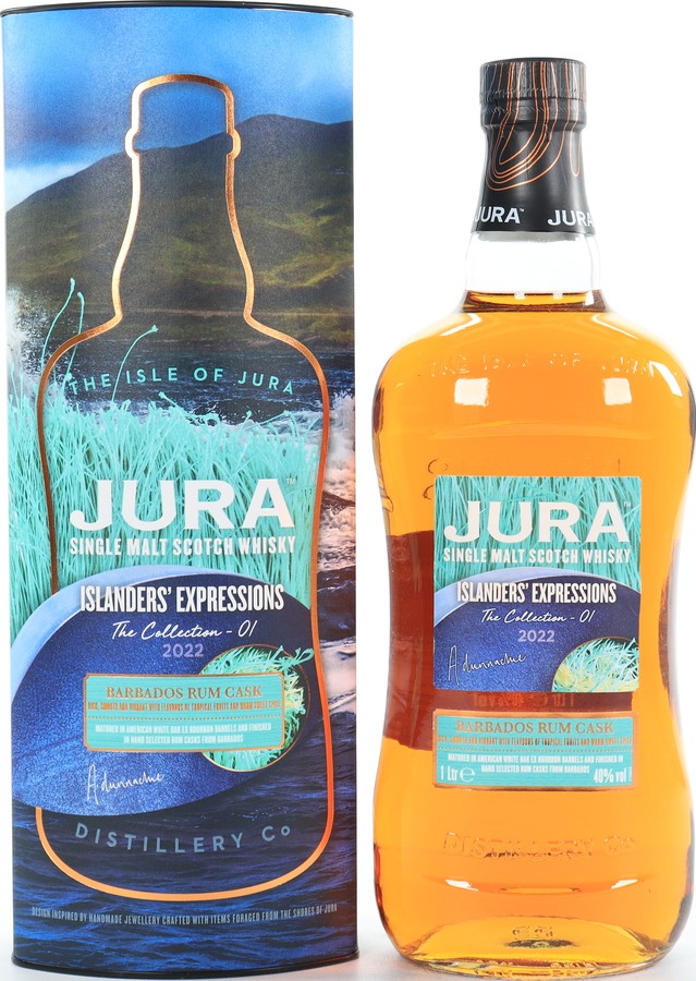 Isle of Jura No. 01 Islanders Expressions Collection Barbados Rum Travel Retail 40% 1000ml