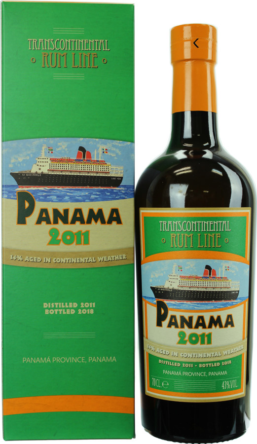 Transcontinental Rum Line 2011 Panama Line #24 7yo 43% 700ml