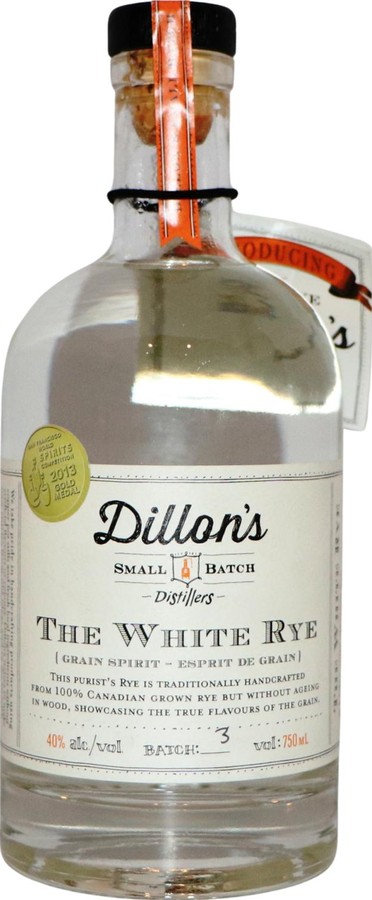 Dillon's The White Rye Batch 3 40% 750ml