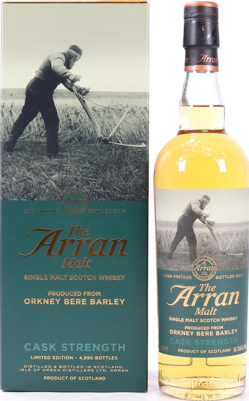Arran 2004 Orkney Bere Barley Ex-Bourbon Barrels 56.2% 700ml
