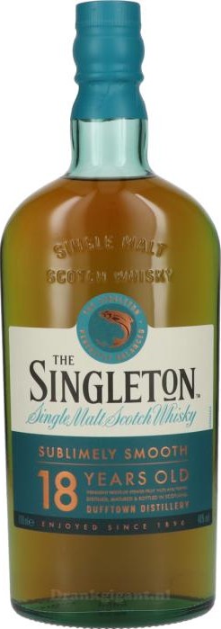 The Singleton of Dufftown 18yo Sublimely Smooth Bourbon and Sherry 40% 700ml
