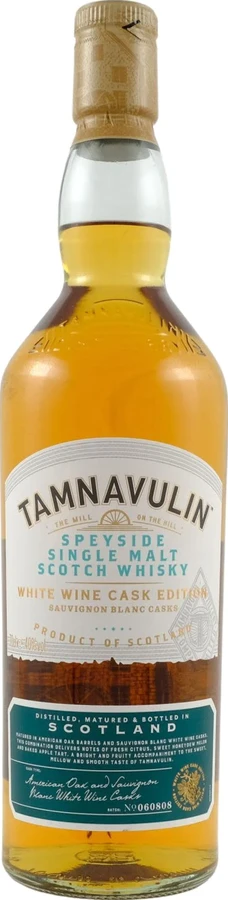 Tamnavulin White Wine Cask Edition American Oak Barrel + Sauvignon Blanc 40% 700ml