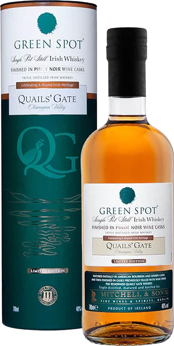 Green Spot Quails Gate Bourbon Sherry Pinot Noir 46% 700ml