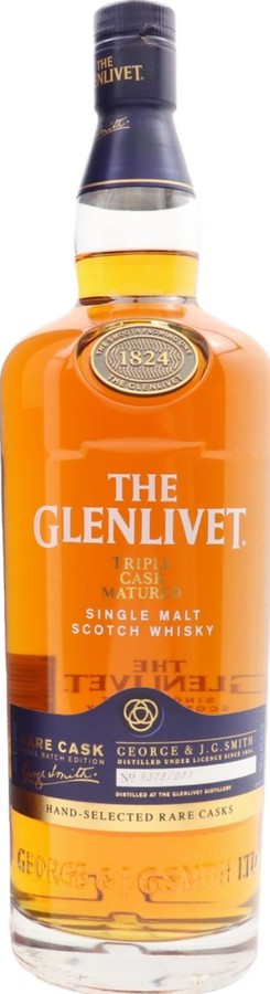 Glenlivet Rare Cask Triple Cask Matured American White Oak Ex-Sherry and Traditional 40% 1000ml