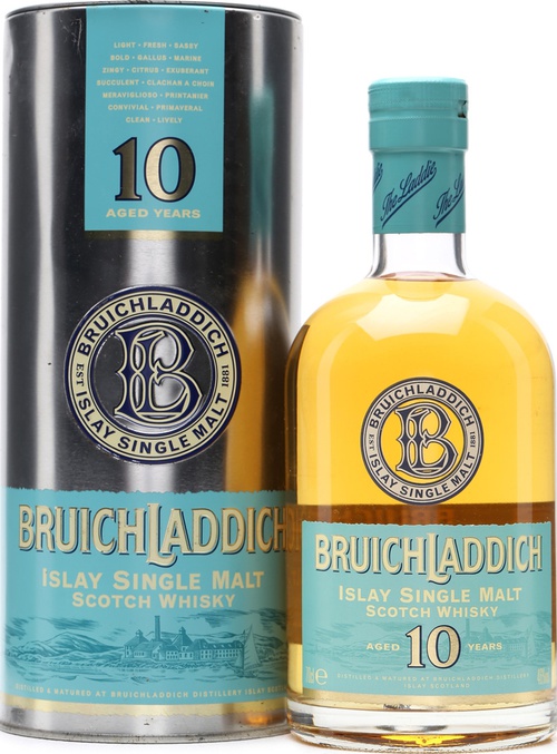 Bruichladdich 10yo Refill Spanish Oak Casks 46% 700ml