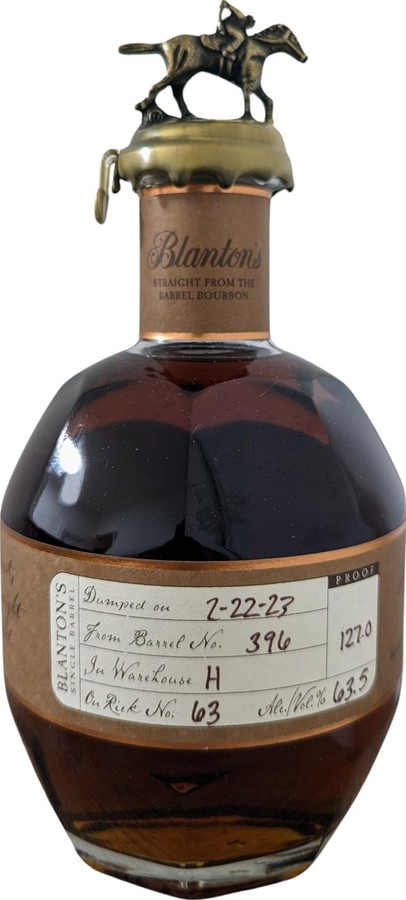Blanton's Straight from the Barrel New Charred White Oak Barrel 63.5% 700ml