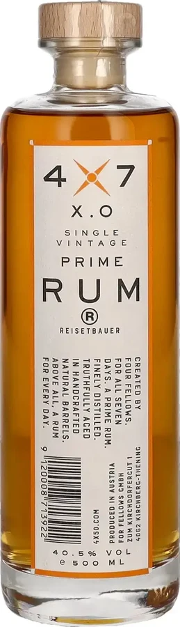 4x 7x .O SV Prime Rum Mauritius 7yo 40.5% 500ml