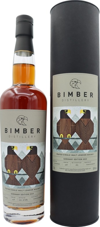 Bimber Germany Edition 2023 Peated Single Malt London Whisky PX-Sherry 59.4% 700ml