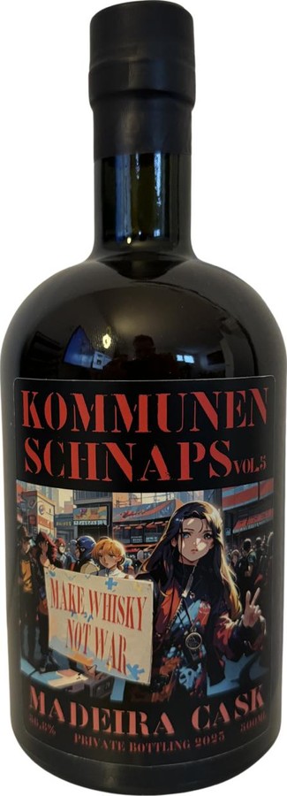 Kommunen Schnaps Private Bottling 2023 UD Facebook Community Kommune Gerstensaft 5 56.8% 500ml